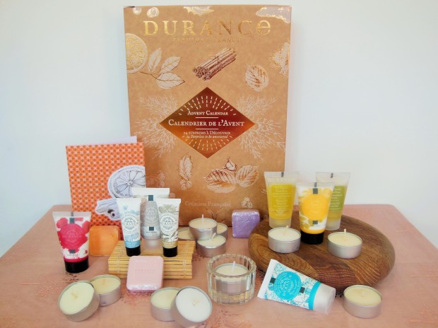 Durance advent calendar with all beauty products